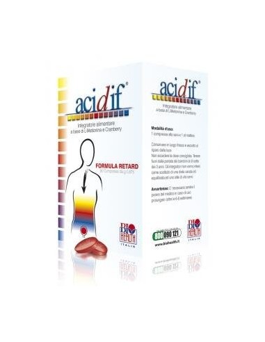 Acidif Metionina e Cranberry per Vie Urinarie